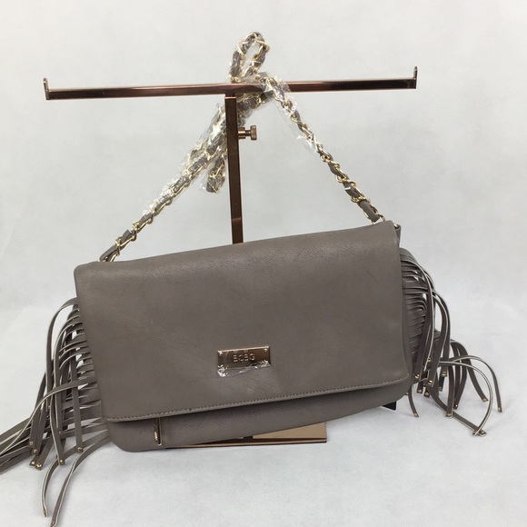 BCBG Paris Fringe Leather Bag - Picture 2 of 8